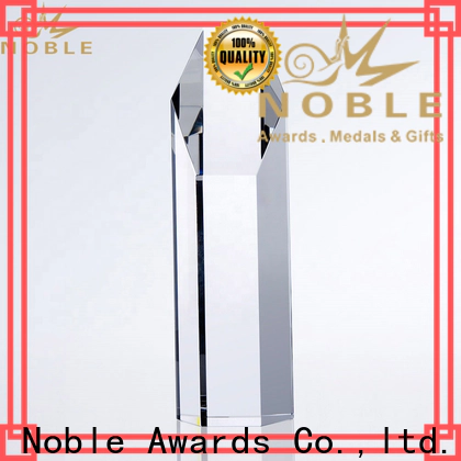 Noble Awards premium glass custom crystal soccer trophy buy now For Awards