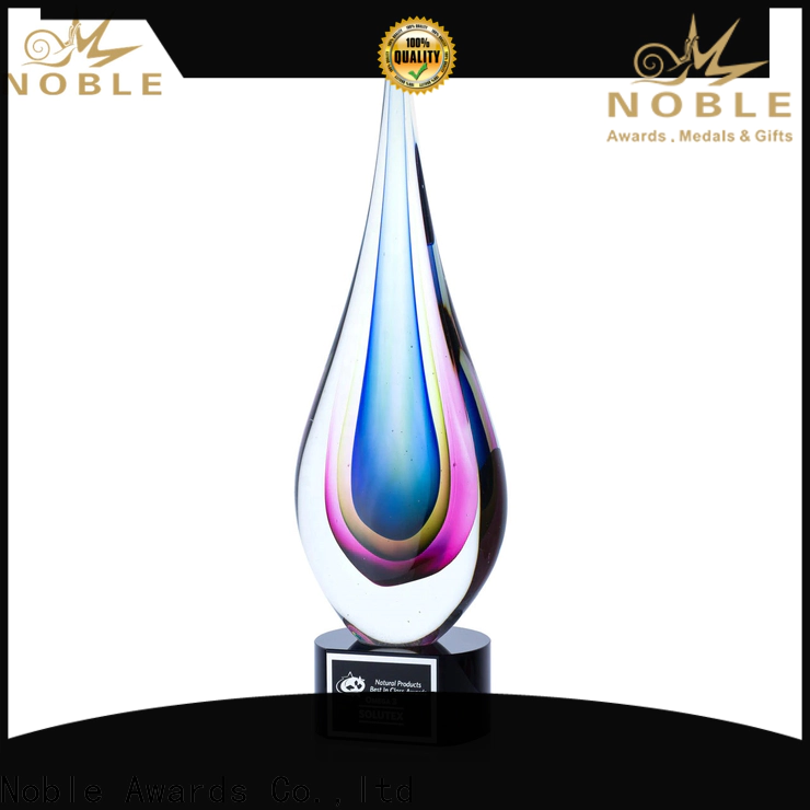 Noble Awards crystal art glass awards customization For Awards