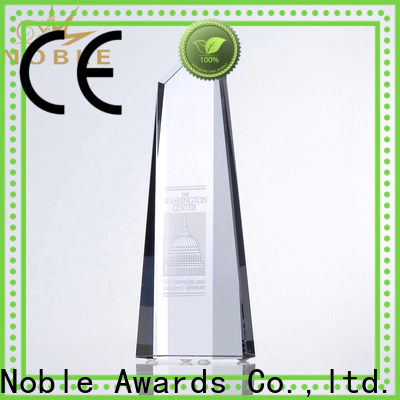 durable custom crystal NBA trophy premium glass ODM For Awards