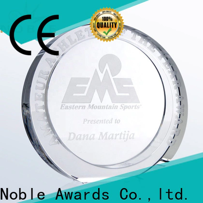durable glass trophies and awards jade crystal free sample For Gift