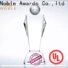 Noble Awards high-quality etched glass trophy ODM For Sport games