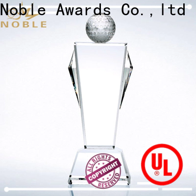 Noble Awards high-quality etched glass trophy ODM For Sport games
