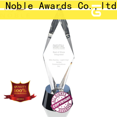 Noble Awards high-quality glass plaque OEM For Sport games