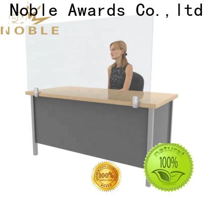 Noble Awards tempered glass sneeze guard factory for hospital
