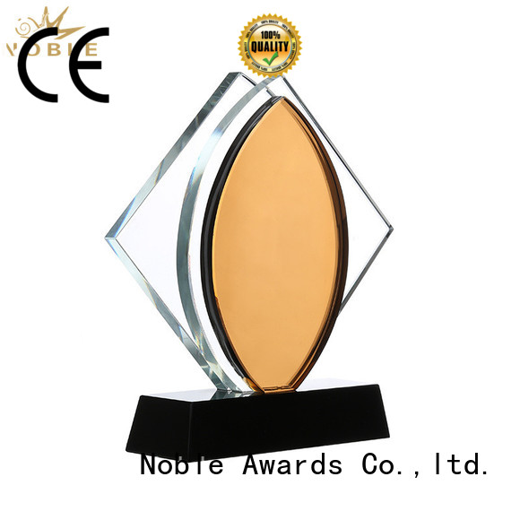 Noble Awards premium glass Crystal trophies get quote For Gift