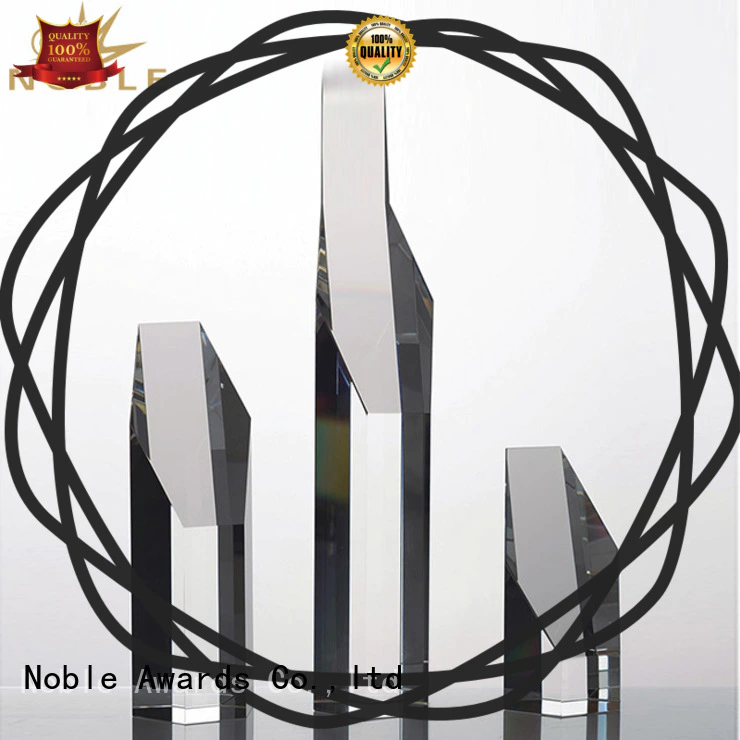 Noble Awards premium glass Crystal trophies ODM For Awards