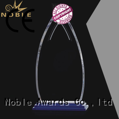Noble Awards portable Crystal Trophy Award supplier For Sport games