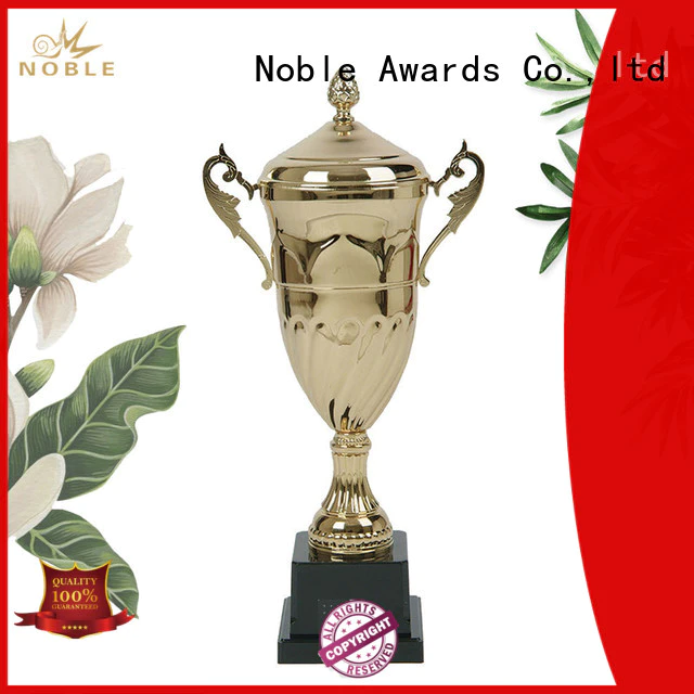 Noble Awards K9 Crystal Personalized Metal trophies with Gift Box For Sport games