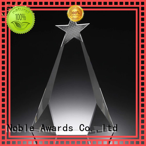 Noble Awards premium glass Crystal Trophy Award get quote For Awards