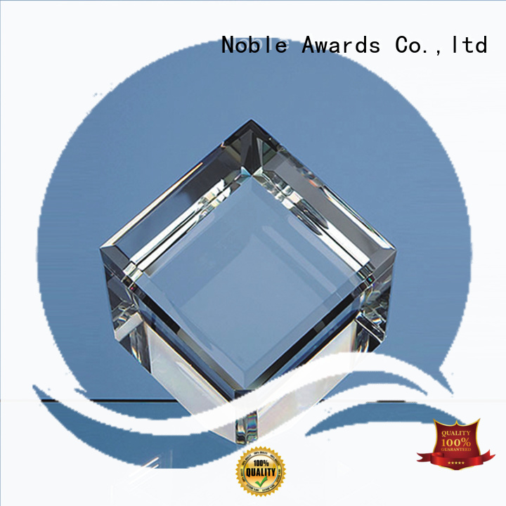 Noble Awards premium glass Crystal Trophy Award customization For Awards