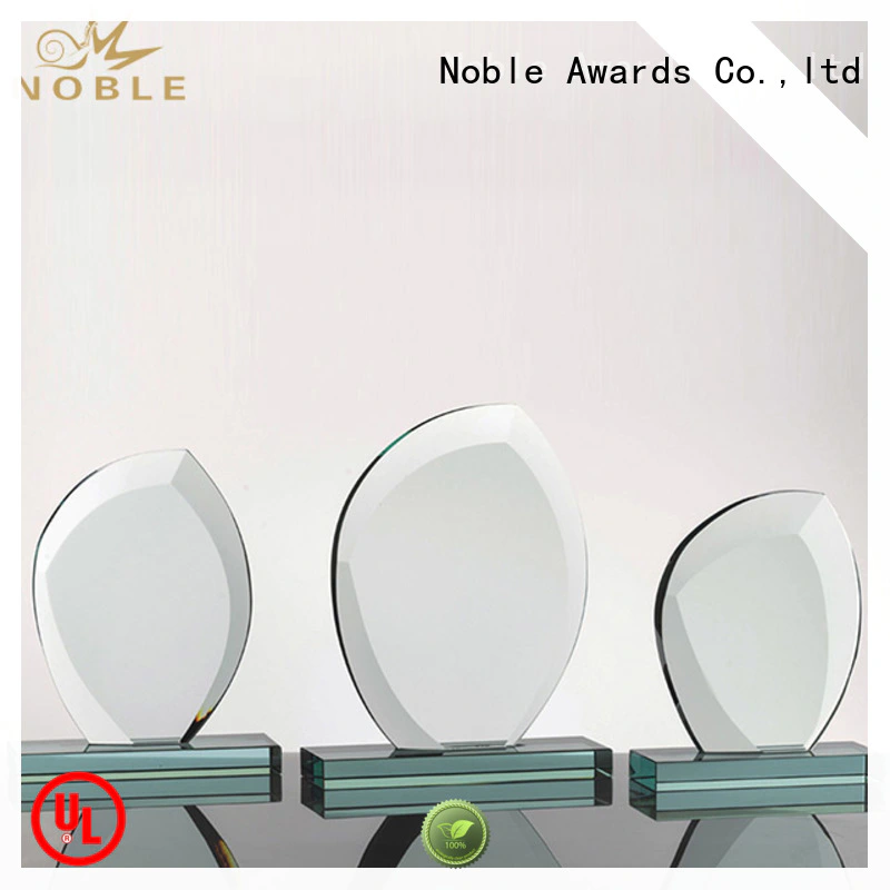 Noble Awards premium glass 2019 Noble Customized Blank Crystal Trophy For Company Sales Awards supplier For Sport games