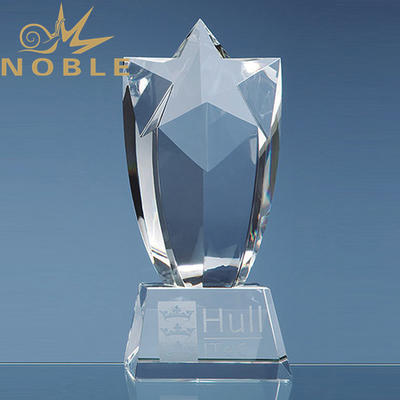 Luxury high quality crystal star trophy