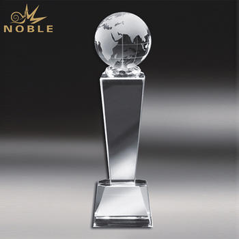 Popular Cheap Crystal Globe Trophy