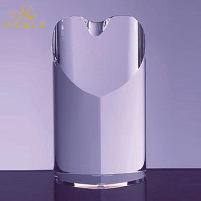 New Design K9 Crystal Heart Shape Tower Trophy