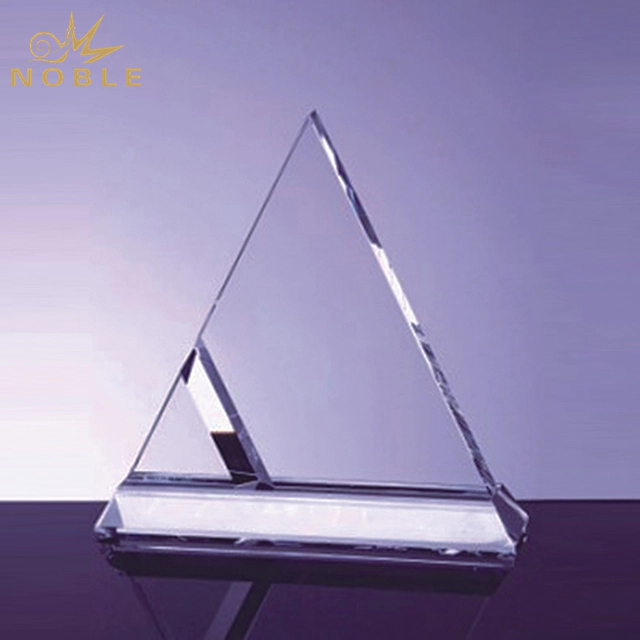 High Quality Crystal Duet Triangle Award