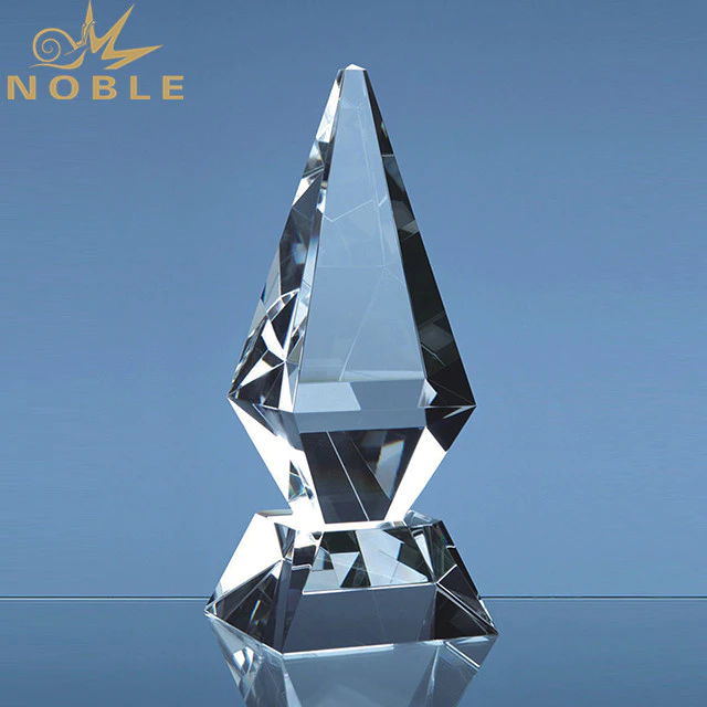 K9 Crystal Iceberg Shape Trophy