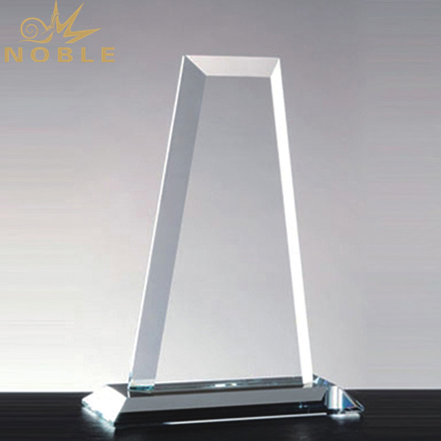 Noble Awards premium glass custom crystal football trophy bulk production For Sport games-1