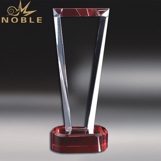 Noble Awards premium glass glass trophy designs bulk production For Gift-1
