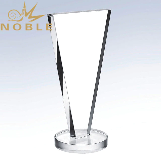 Custom Clear Crystal plaque awards
