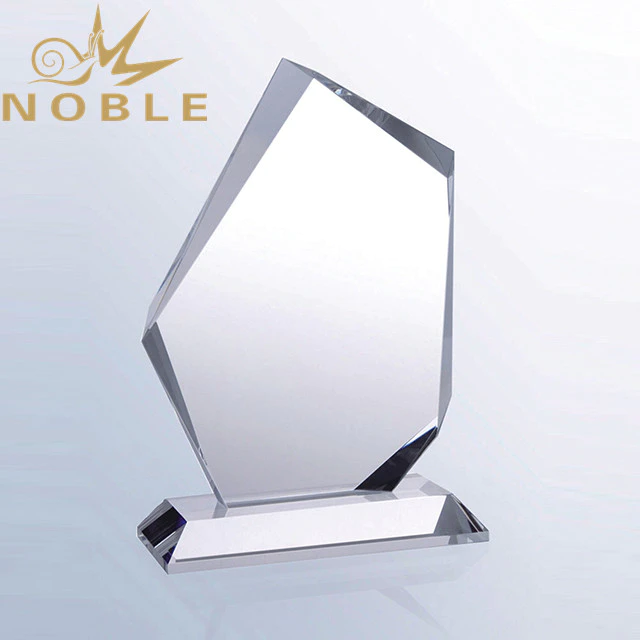 Popular high quality hot selling free engraving Custom crystal plaque trophy