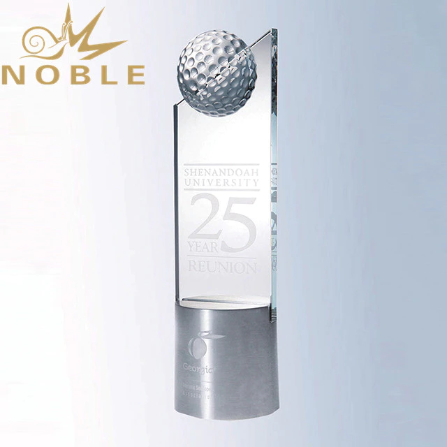 Noble new design crystal golf trophy