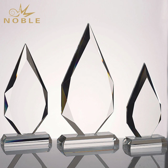 2019 Noble Hot Sale Crystal Glass Business Trophy Cup Award Blanks