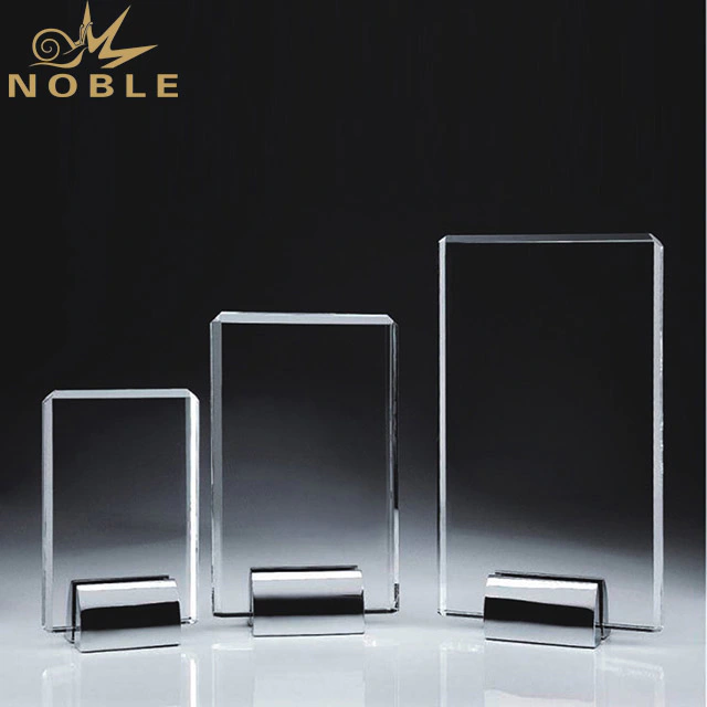 2019 Noble Custom Retail Blank Clear Crystal Awards And Trophy in China