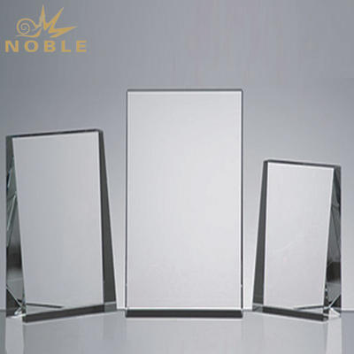 2019 Noble Best Price Custom Blank K9 Crystal Glass Trophy Award