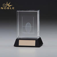 2019 Noble New Product Personalized Customize Blank 3D Laser Crystal Trophy
