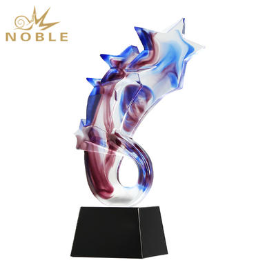 Unique Customized Colorful Liu Li Trophy
