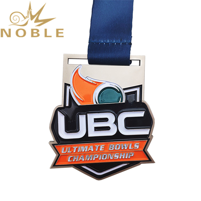 portable custom engraved medals scholastic events free sample For Sport games-1