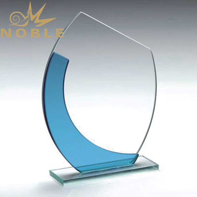 High quality best selling jade glass award plaque