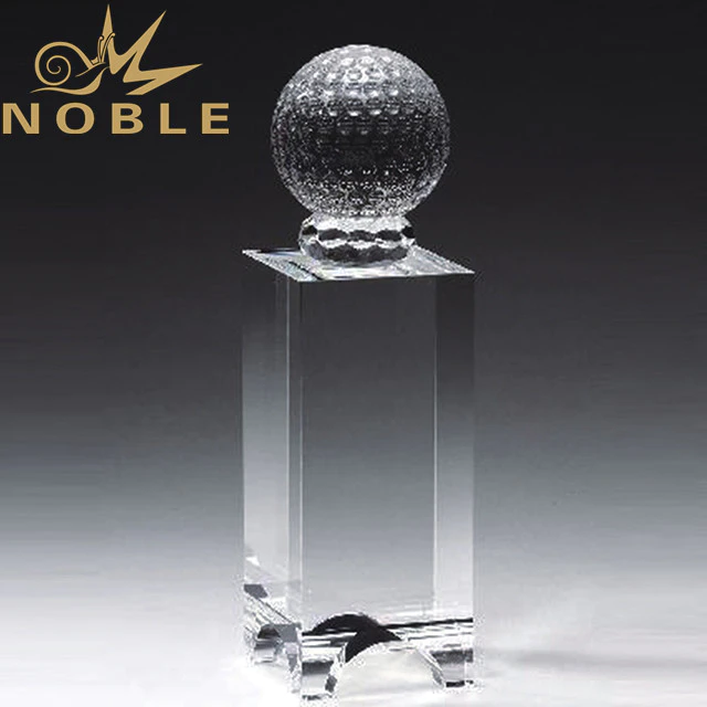 High quality golf award crystal tower