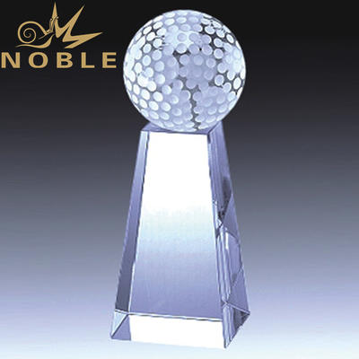 Noble High quality Crystal golf trophy