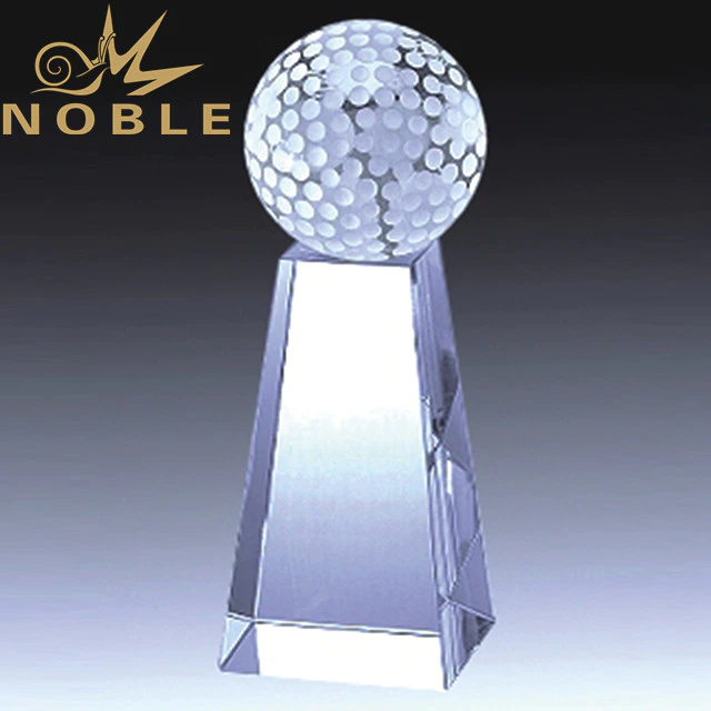 Noble High quality Crystal golf trophy
