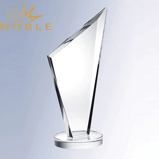 High quality blank crystal plaque trophy