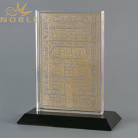 Noble High quality unique design crystal religious gifts custom crystal Kaaba door