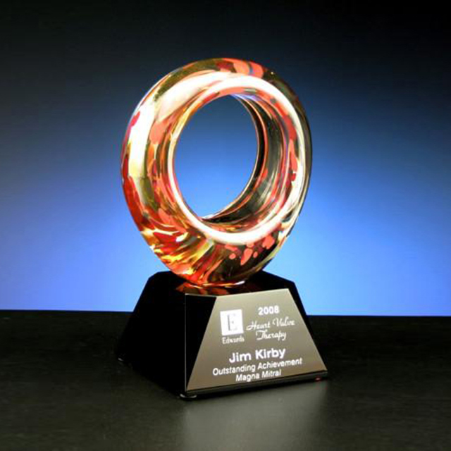 funky crystal art glass awards glass supplier For Sport games-1