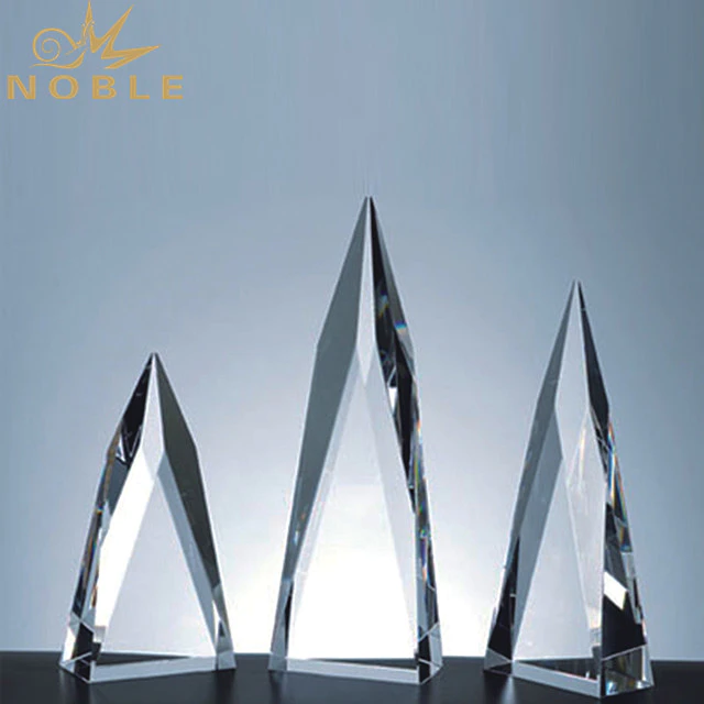 3D Laser Engraved Tower Crystal Trophy