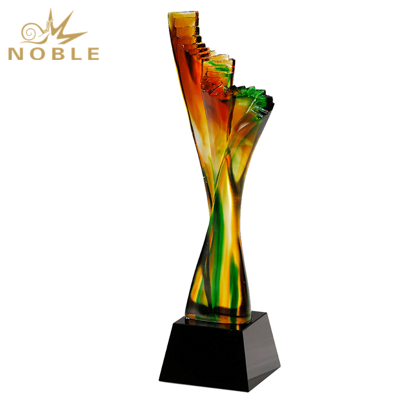 High Quality Customized Liu Li Trophy For Souvenir Gift