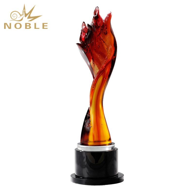 New Design Amber Color Torch Liu Li Award