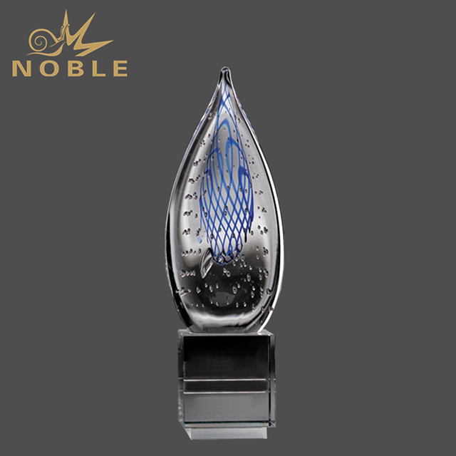 Luxury Liuli Art Glass Award Trophy