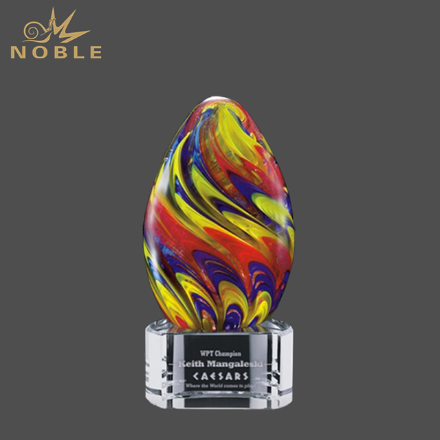 Noble Awards durable art glass awards trophies get quote For Sport games-1