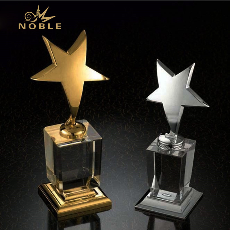 K9 Crystal Custom Free Engrave Logo Star Award
