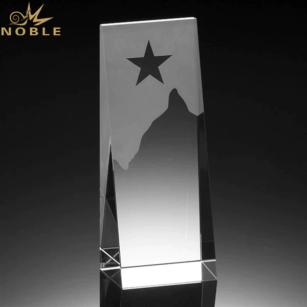 Star Crystal Trophy Award Blank Crystal Cubes for Engraving for Business Gifts