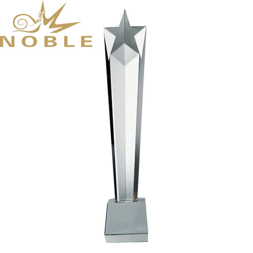 Wholesale Crystal Star Award Trophy Column For Souvenir