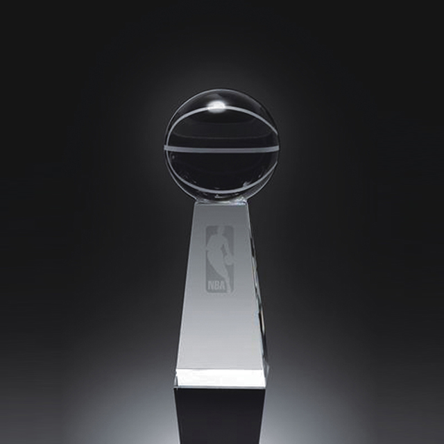 Customize New Style High Quality Crystal Awards Basketball Trophy