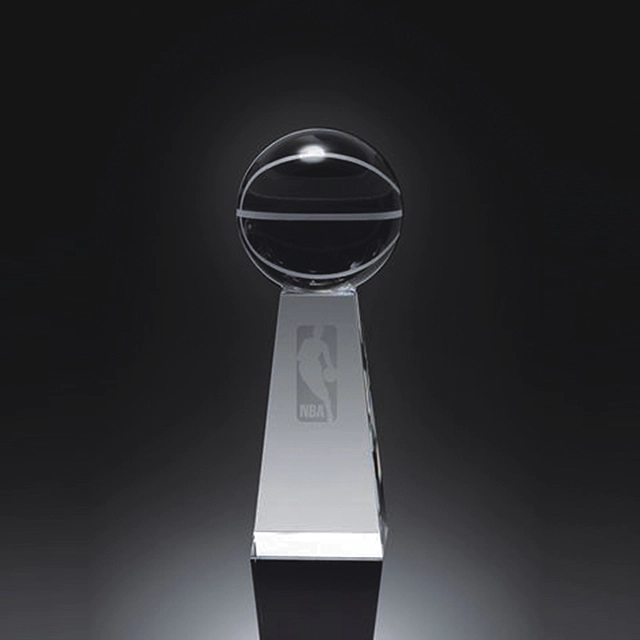 Customize New Style High Quality Crystal Awards Basketball Trophy