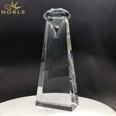 Diamond Top Crystal Trophy Awards For VIP Souvenir Gifts