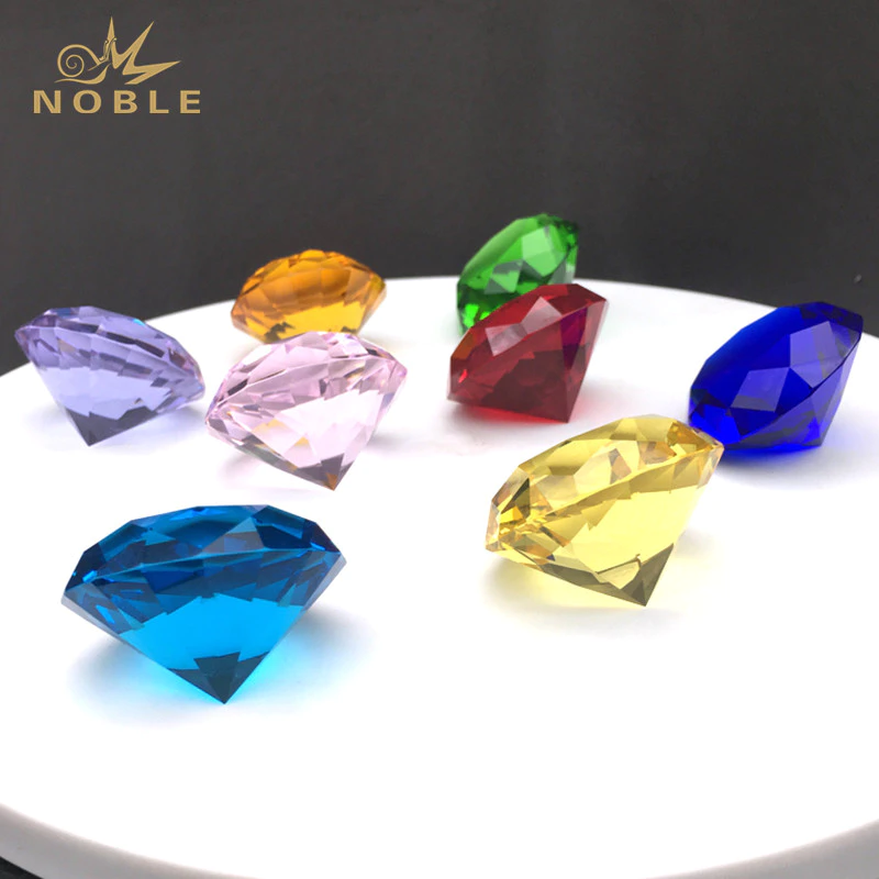 Multi-color Glass Crystal Diamond Paperweights